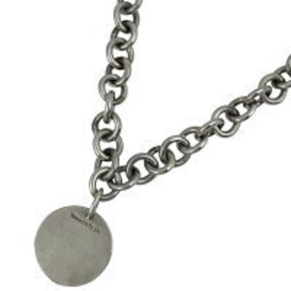 Tiffany Co Round Chain Necklace Choker Sterling Silver